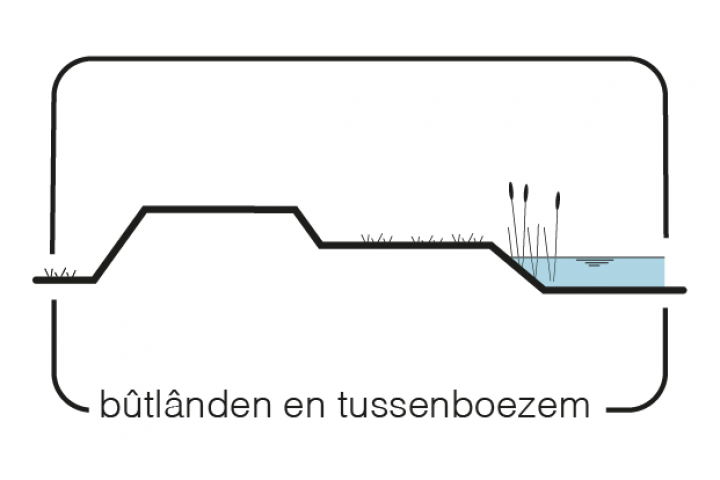 Maatregel 13 Bûtlânnen en tussenboezem